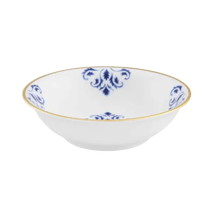 Zdjęcie Porcelanowy spodek na owoce Transatlântica z delikatnym niebieskim ornamentem - Vista Alegre