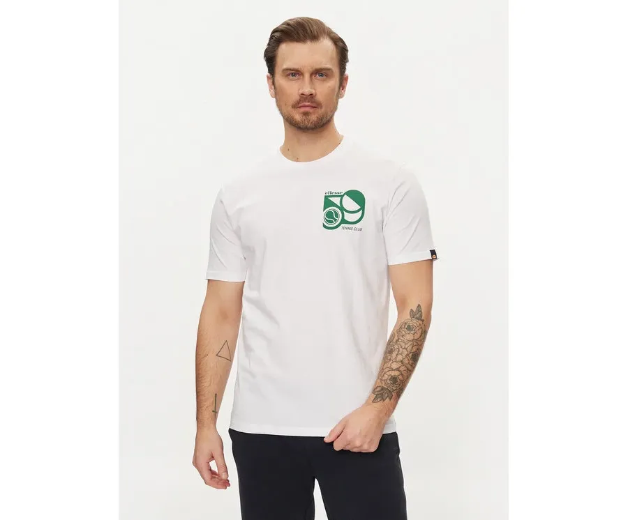 obrazek 1 Ellesse T-Shirt Sport Club SHV20273 Biały Regular Fit