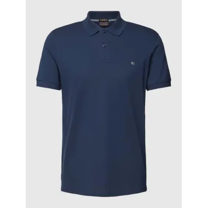 Zdjęcie Koszulka polo o kroju slim fit w jednolitym kolorze