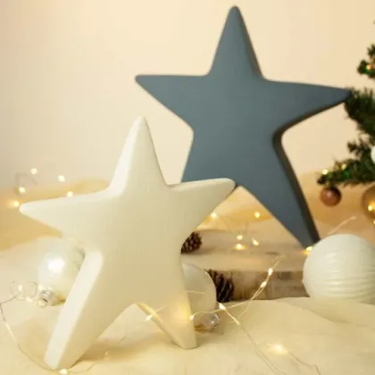 Picture Christmas decoration - ceramic star