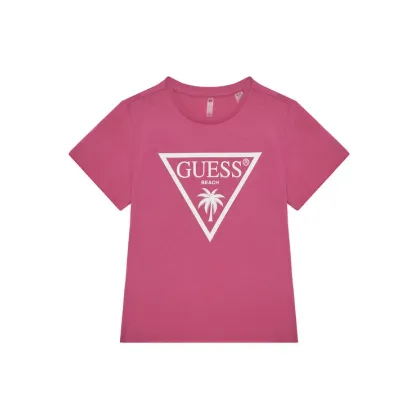 Zdjęcie Guess T-Shirt J5GI36 JA914 Różowy Boxy Fit