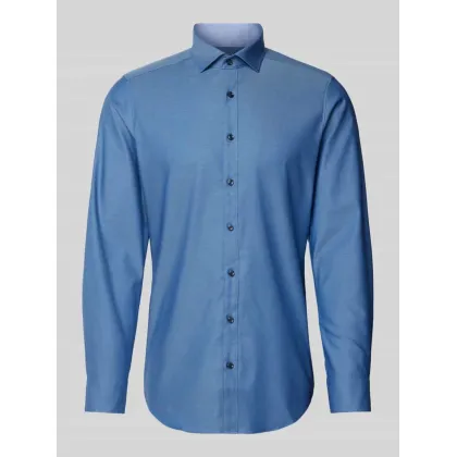 Zdjęcie Koszula biznesowa o kroju slim fit z jednolitą fakturą