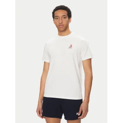 Zdjęcie Helly Hansen T-Shirt Shoreline 54601 Biały Regular Fit