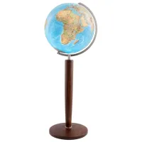 Picture Luxurious globe made of crystal and mahogany