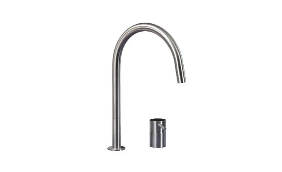 obrazek 3 Elegancka bateria dwuotworowa z wyciąganą wylewką