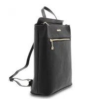 Zdjęcie Elegancki czarny plecak ze skóry - Giudi