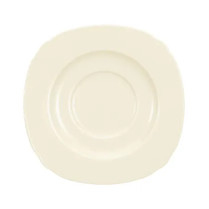 Zdjęcie Stylowy porcelanowy spodek pod filiżankę śniadaniową 17 cm - Seltmann Weiden