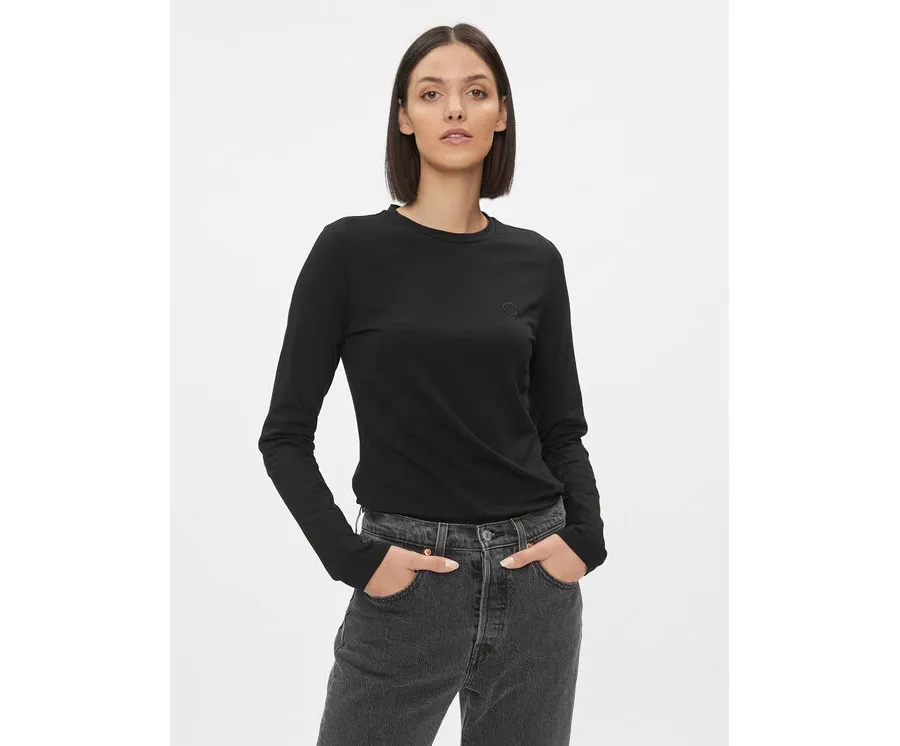 obrazek 1 Trussardi Bluzka 56T00587 Czarny Regular Fit