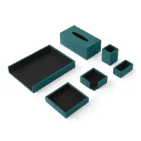 Picture Atena Plus leather office accessories for the desk