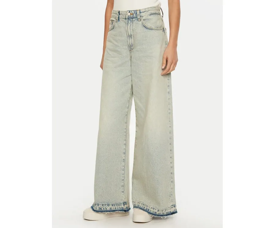 obrazek 1 Tommy Jeans Jeansy DW0DW21254 Niebieski Wide Leg