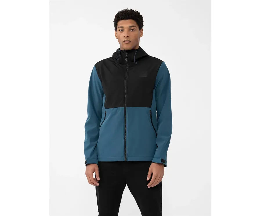 obrazek 1 4F Kurtka softshell 4FAW23TSOFM155 Niebieski Regular Fit