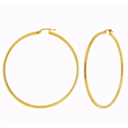 Zdjęcie Włoskie klasyczne kolczyki 30 mm