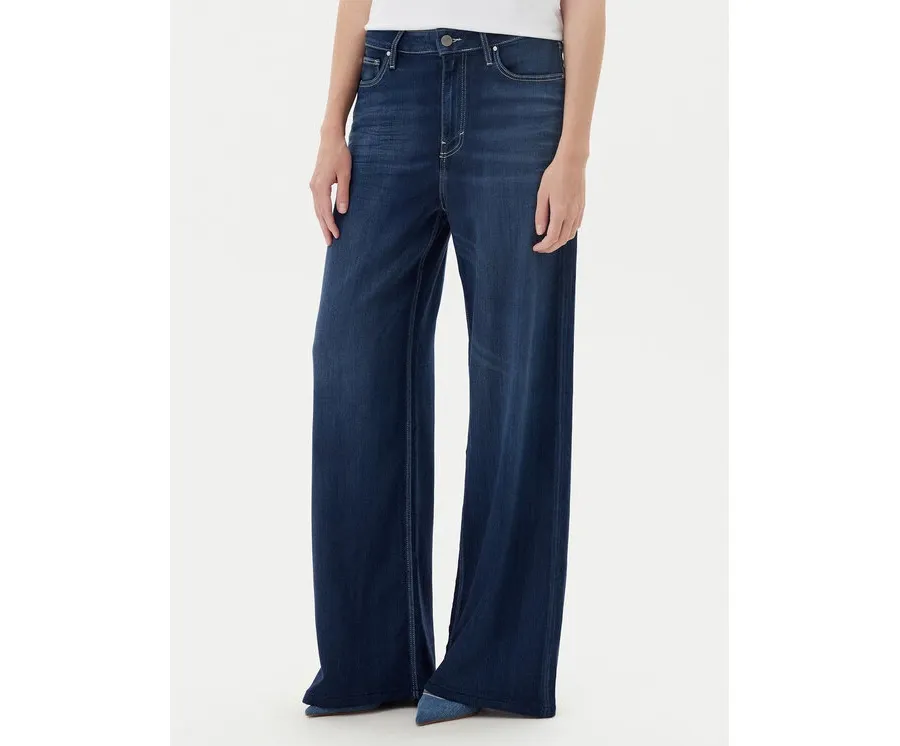 obrazek 1 Guess Jeansy W5YA82 D0782 Granatowy Wide Leg
