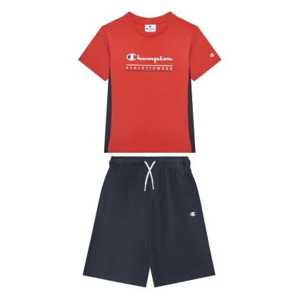 Zdjęcie Champion Komplet t-shirt i spodenki 306992 Czerwony Regular Fit