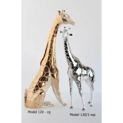 Picture A beautiful gold and platinum giraffe
