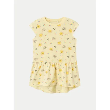 Zdjęcie NAME IT Sukienka codzienna Vigga 13215107 Żółty Regular Fit