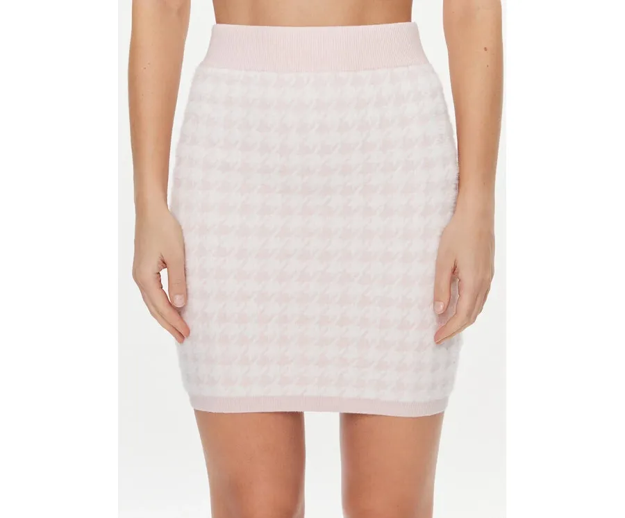 obrazek 1 Guess Spódnica mini W4RD65 Z3DA0 Różowy Slim Fit