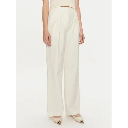 Zdjęcie Simona Corsellini Spodnie materiałowe A24CPPA014 Écru Wide Leg