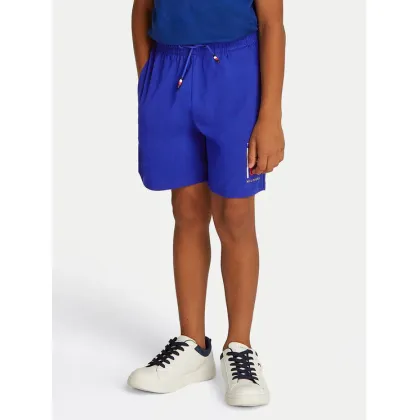 Zdjęcie Tommy Hilfiger Szorty sportowe Graphic KB0KB09477 Niebieski Regular Fit