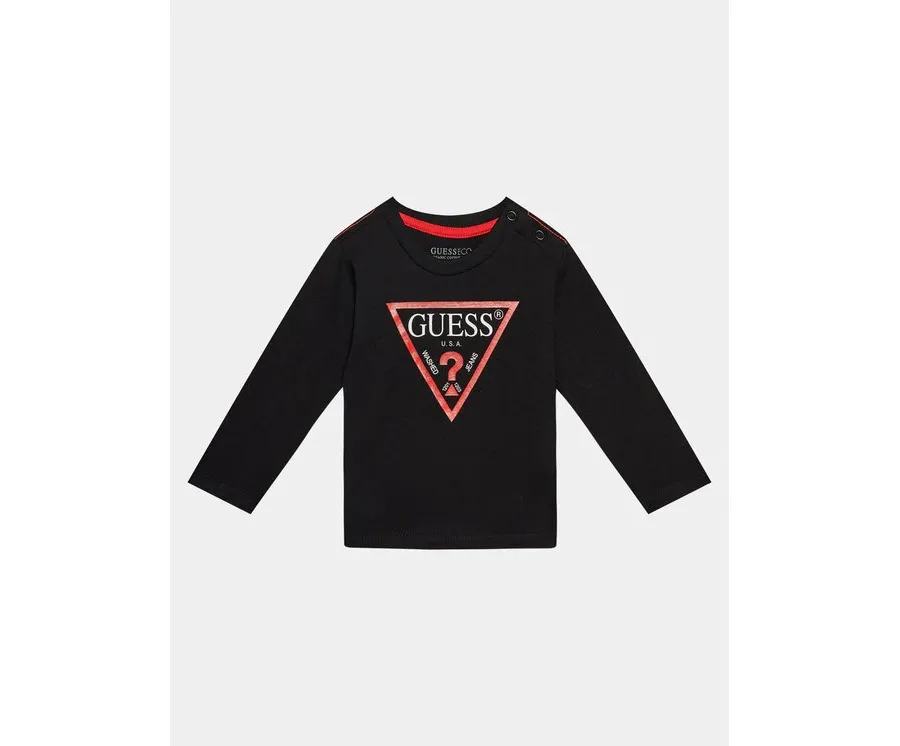 obrazek 1 Guess Bluzka N84I24 K8HM0 Czarny Regular Fit