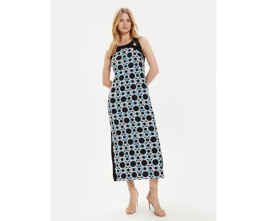 obrazek 1 Joseph Ribkoff Sukienka letnia 242080 Kolorowy Regular Fit