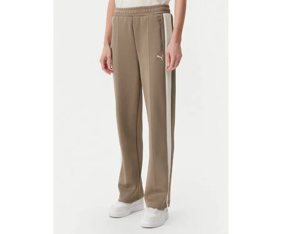 obrazek 1 Puma Spodnie dresowe T7 Always On 629797 Brązowy Straight Fit