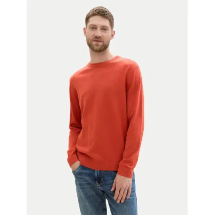 Zdjęcie Tom Tailor Sweter 1039810 Pomarańczowy Regular Fit