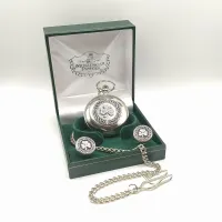 Picture Beautiful men's quartz mechanical pocket watch with clover decoration