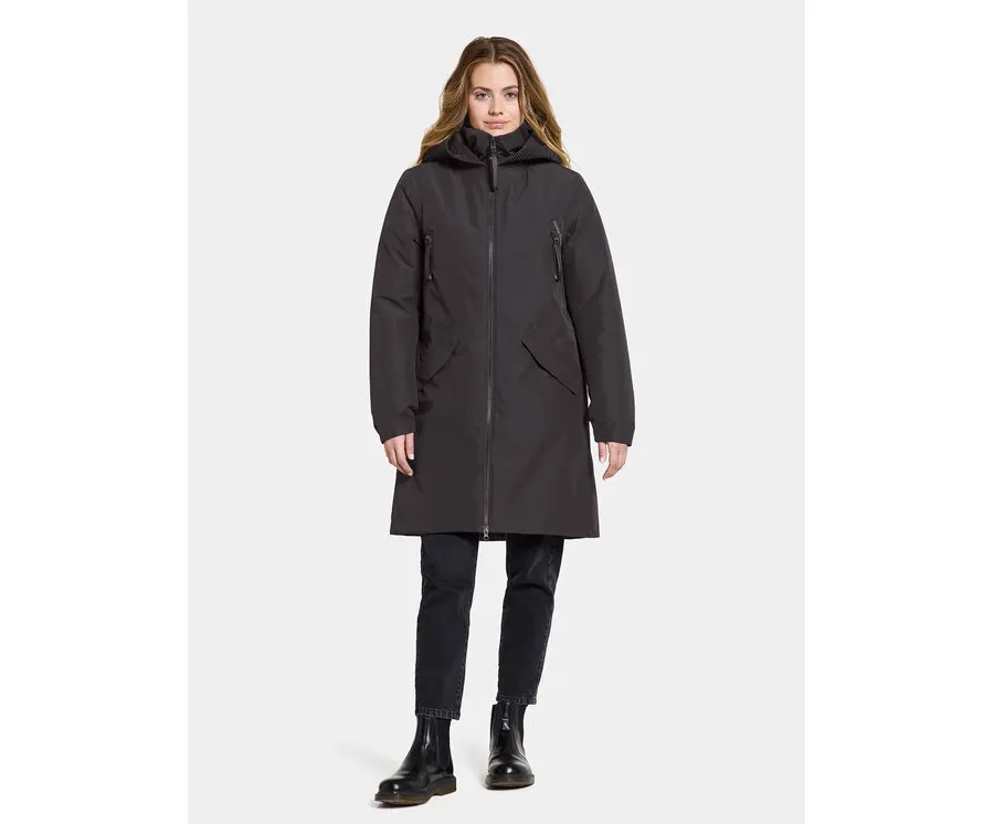 obrazek 1 Didriksons Parka Bente Wns Parka 504921 Czarny Regular Fit