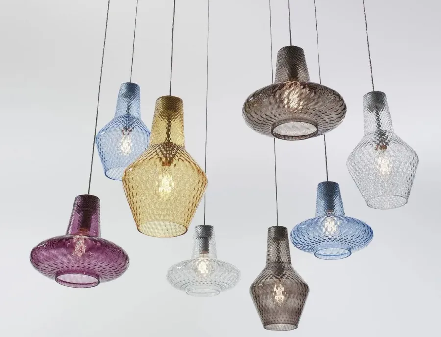 obrazek 2 Piękna lampa wisząca Romeo e Giulietta w wielu wariantach kolorystycznych