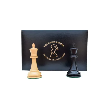 Zdjęcie Stylowa czarna kasetka na figury szachowe - The Chess Empire