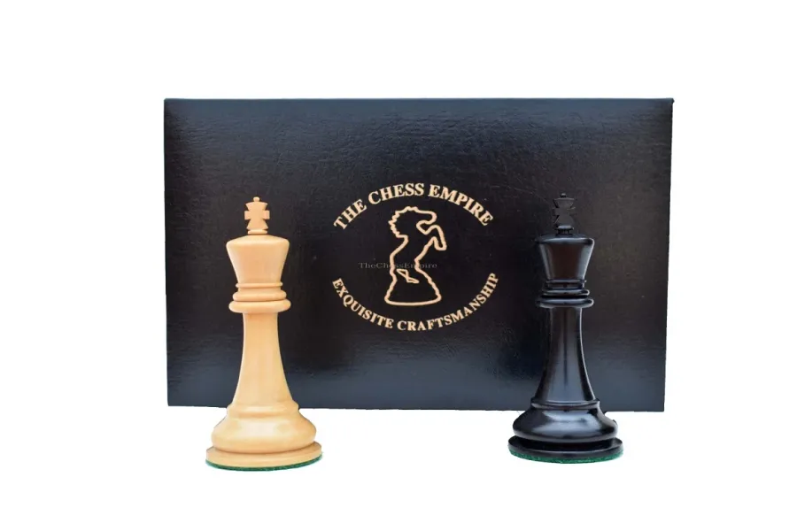 obrazek 1 Stylowa czarna kasetka na figury szachowe - The Chess Empire