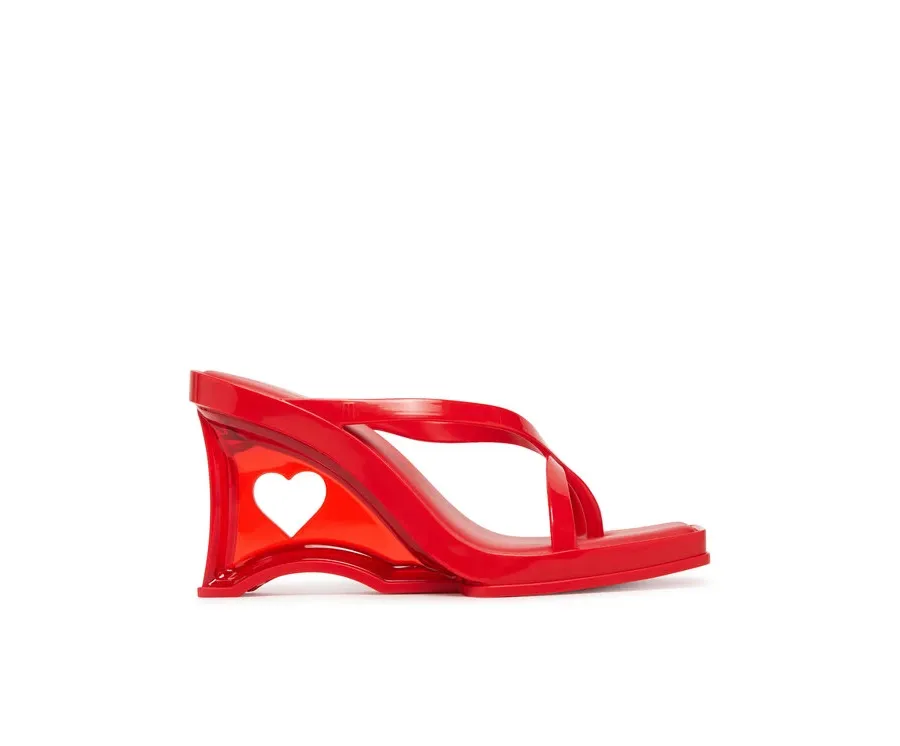 obrazek 1 Melissa Japonki Melissa Glass Heel Ad 35801 Czerwony