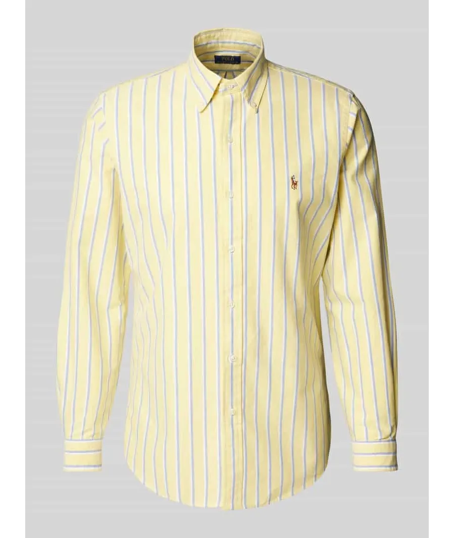 obrazek 1 Koszula casualowa o kroju custom fit z kołnierzykiem typu button down