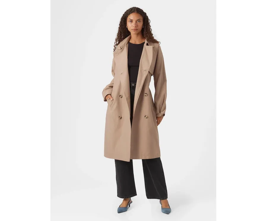 obrazek 1 Vero Moda Trencz Doreen 10301287 Beżowy Regular Fit