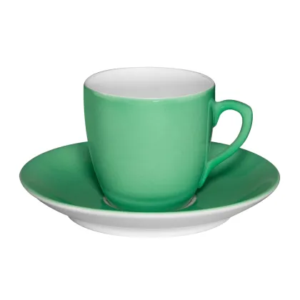 Picture Porcelain coffee cup and saucer from a colorful unique collection - 4 pieces - Vista Alegre