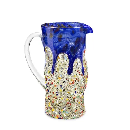 Zdjęcie Kolorowy prestiżowy dzbanek ze szkła murano (25 cm)