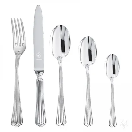 Zdjęcie Prestiżowy 88-elementowy komplet sztućców w skrzynce - Zaramella Argenti