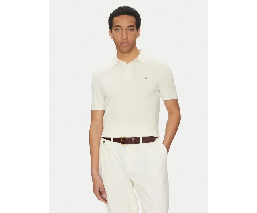 obrazek 1 Tommy Hilfiger Polo Essential MW0MW37396 Beżowy Regular Fit