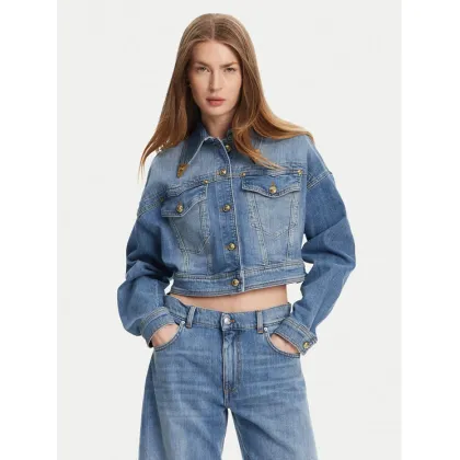 Zdjęcie Versace Jeans Couture Kurtka jeansowa 78HAS450 Niebieski Relaxed Fit