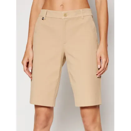 Zdjęcie Lauren Ralph Lauren Szorty materiałowe 200661653009 Beżowy Regular Fit LAUREN RALPH LAUREN