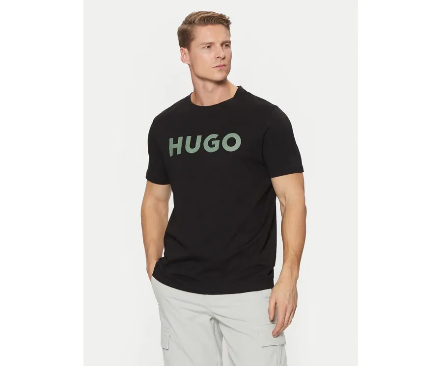 obrazek 1 HUGO T-Shirt Dulivio 50467556 Czarny Regular Fit