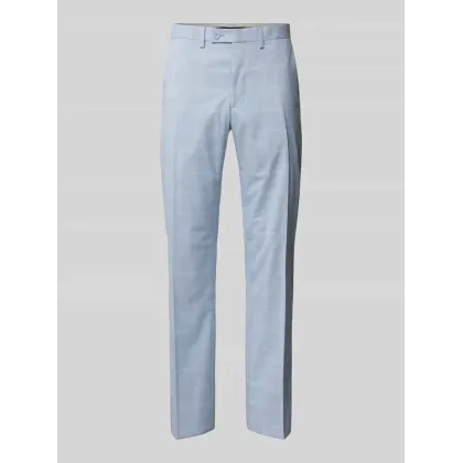 Zdjęcie Spodnie do garnituru z dodatkiem wiskozy ze wzorem w kratę