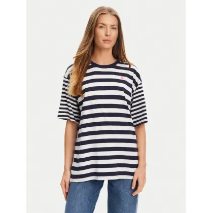 Zdjęcie U.S. Polo Assn. T-Shirt WUP0682 Granatowy Loose Fit