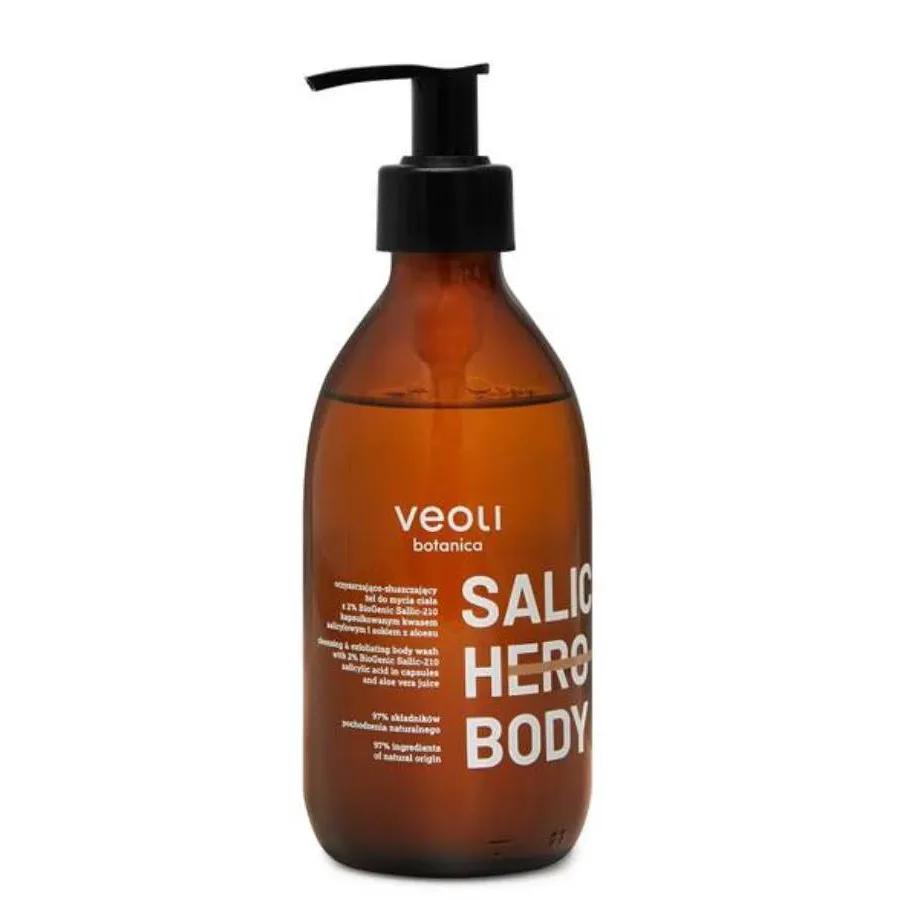 obrazek 1 Veoli Botanica Salic Hero Body oczyszcz.-złuszcz. Żel do ciała z kw. salicylowym i sokiem z aloesu 2 280 ml