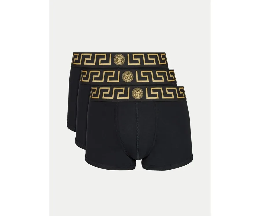 obrazek 1 Versace Komplet 3 par bokserek AU10326 1A10011 Czarny