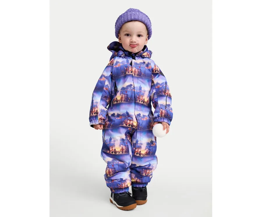 obrazek 1 Reima Kombinezon zimowy Moomin Lyster 5100011D Niebieski Regular Fit