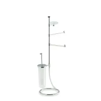 Picture Elegant stand - toilet brush, soap dish, towel rack and toilet paper holder Venus - Stilhaus