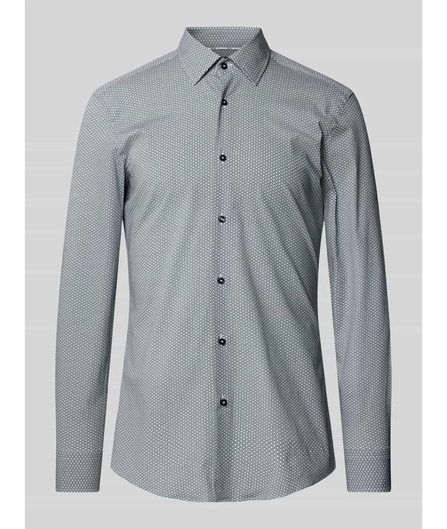obrazek 1 Koszula biznesowa o kroju slim fit z kołnierzykiem typu kent model ‘Hank’