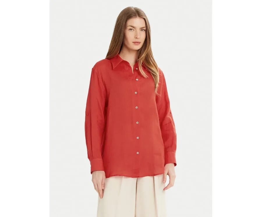 obrazek 1 Marella Koszula Ixie 2513111084 Czerwony Regular Fit